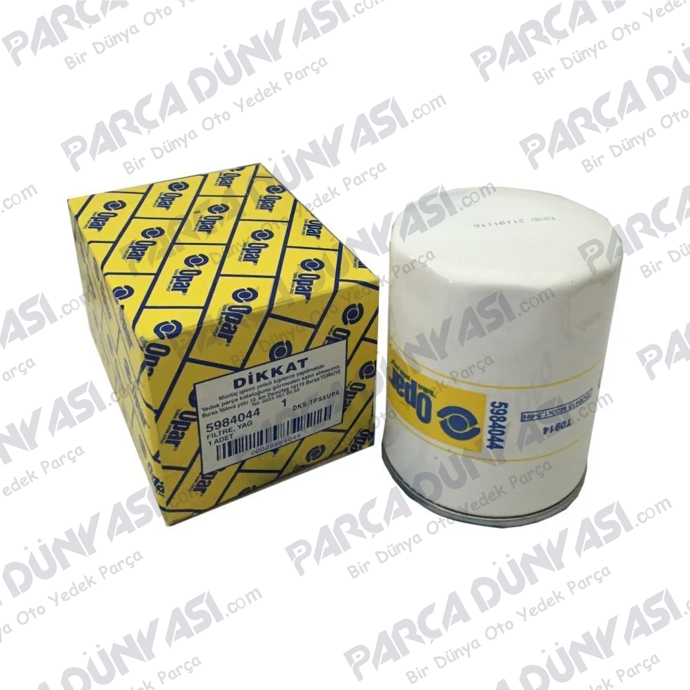 YAĞ FİLTRESİ DOBLO, BRAVA, BRAVO, FIORINO, TMPR, TIPO, UNO, SLX, ALBEA, PALIO, PUNTO, MAREA, PANDA, STILO