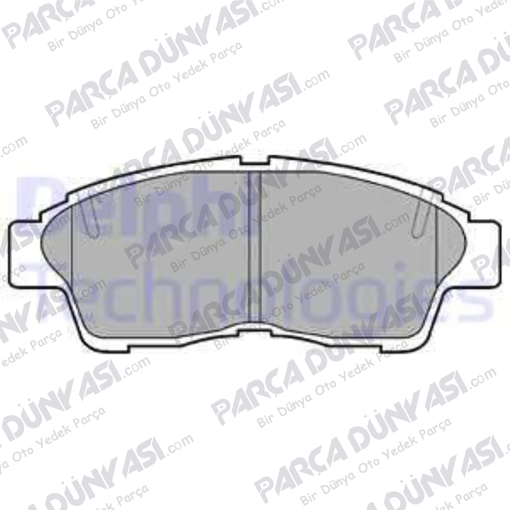 ÖN FREN BALATA TOYOTA COROLLA 1.6L 4A-FE (enjeksiyonlu) AE101 AE111 92-00 / CARINA E. CORONA 2.0L 3S